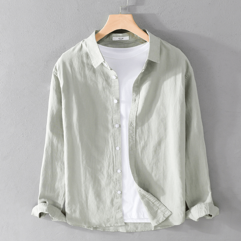 Axel - Camisa versátil de manga larga para hombre - Vivea Casa